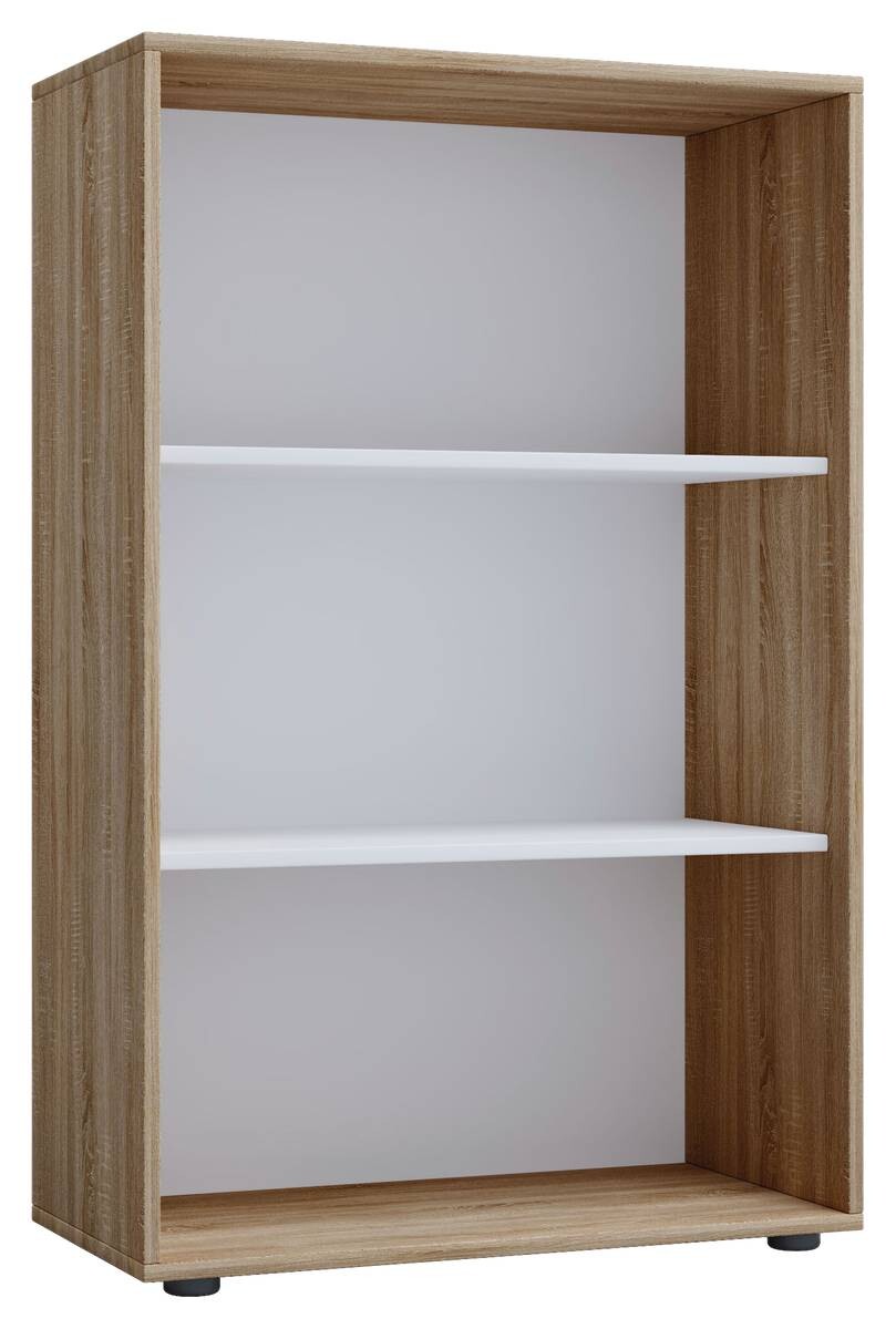 Regal Lona XL ohne Türen Eiche Sonoma Nachbildung weiß B/H/T: ca. 70x110x37 cm