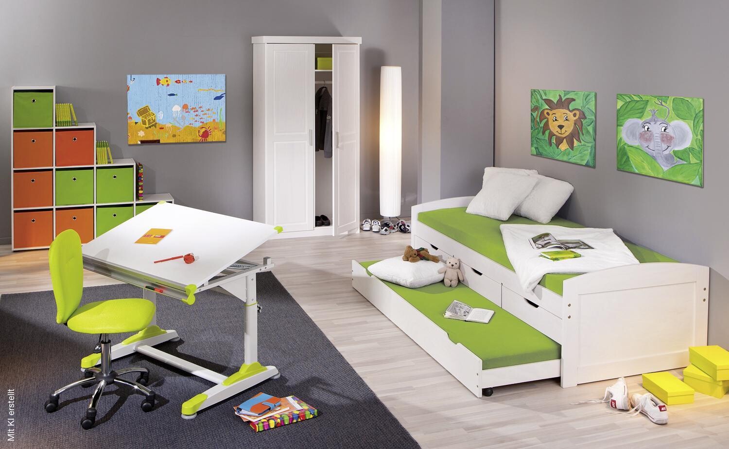 Funktionsbett Ulli weiß Liegefläche B/L: ca. 90x200 cm