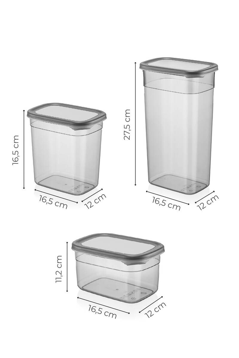 HermiaConcept Frischhaltebox-Set Marrakech 24-tlg. anthrazit