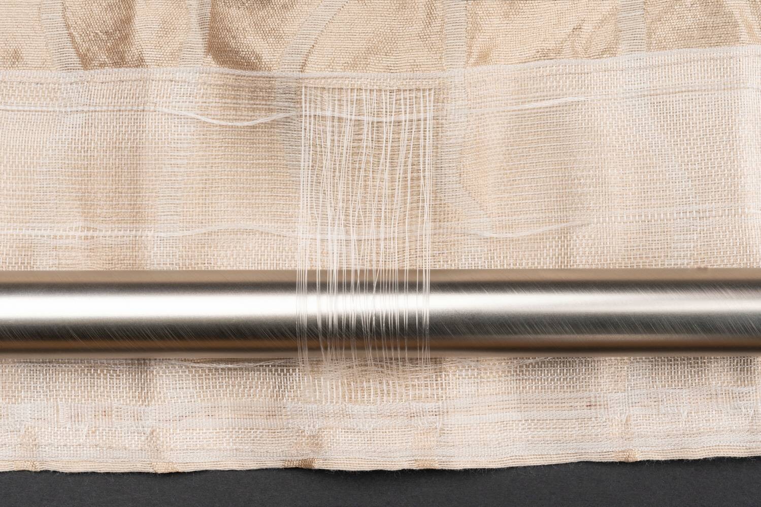 Kombivorhang 2er Pack Stream sand 100% Polyester B/L: ca. 135x245 cm