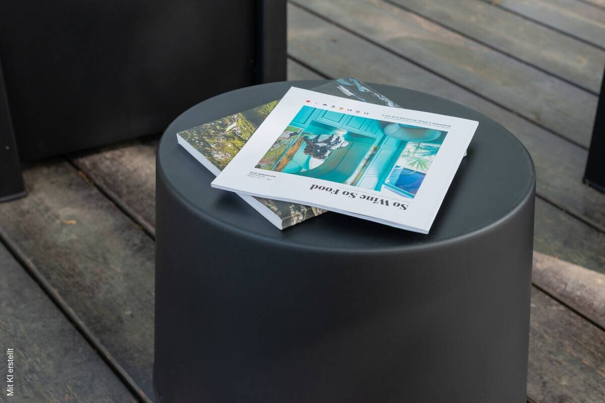 ProGarden Loungeset Luna anthrazit Kunststoff