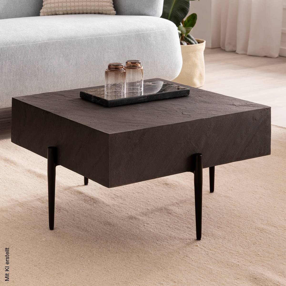 Couchtisch B/H/T: ca. 64x35x64 cm