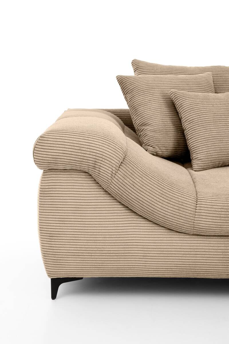 Ecksofa grau Microfaser B/H/T: ca. 332x96x227 cm | grau | 332,00/96,00/227,00 cm