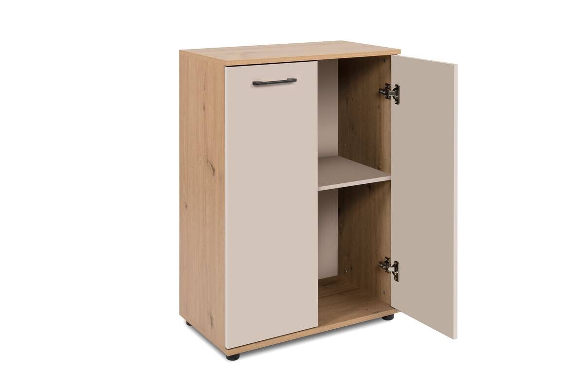 Kommode Kerry 01B Eiche Artisan Nachbildung Kaschmir B/H/T: ca. 60x85x35 cm