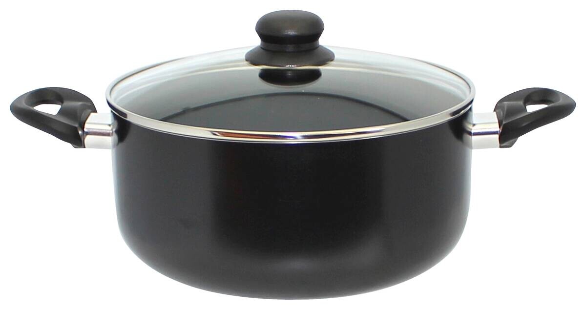 ELO Basic Topf schwarz Aluminium