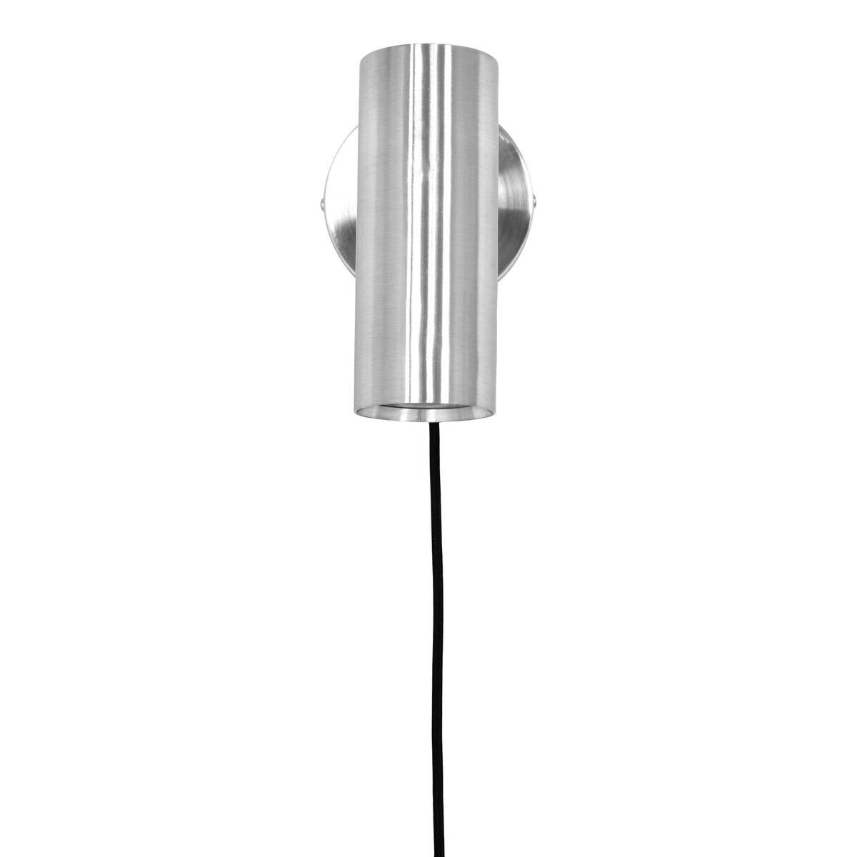 Housenordic Wandleuchte Pariser silber Metall B/H/L: ca. 10x22x15 cm GU10 1 Brennstellen