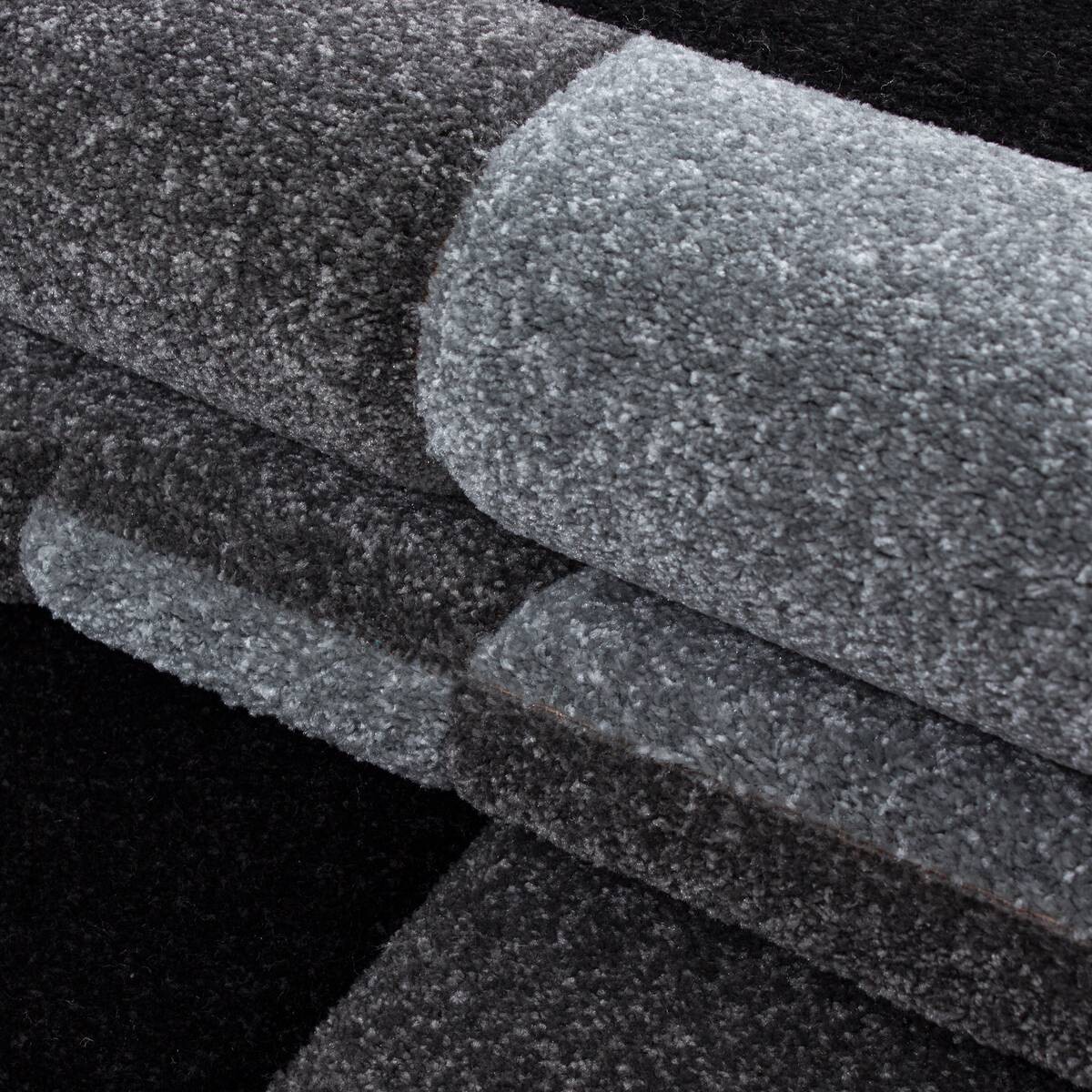 Ayyildiz Teppich HAWAII grau B/L: ca. 120x170 cm