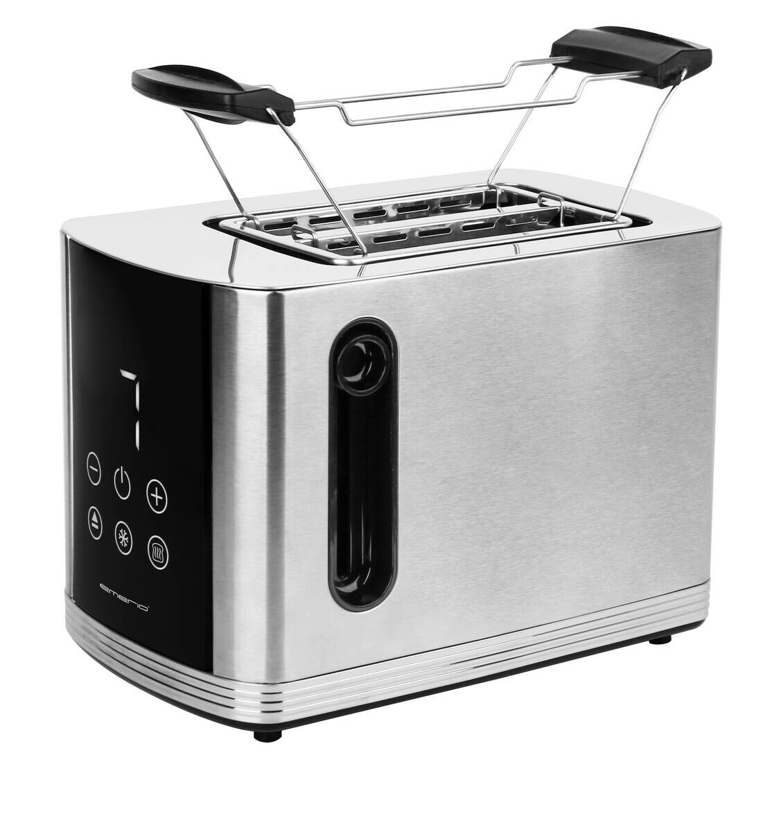 Emerio Toaster TO-128308 silber B/H/L: ca. 16,4x18,9x26,8 cm