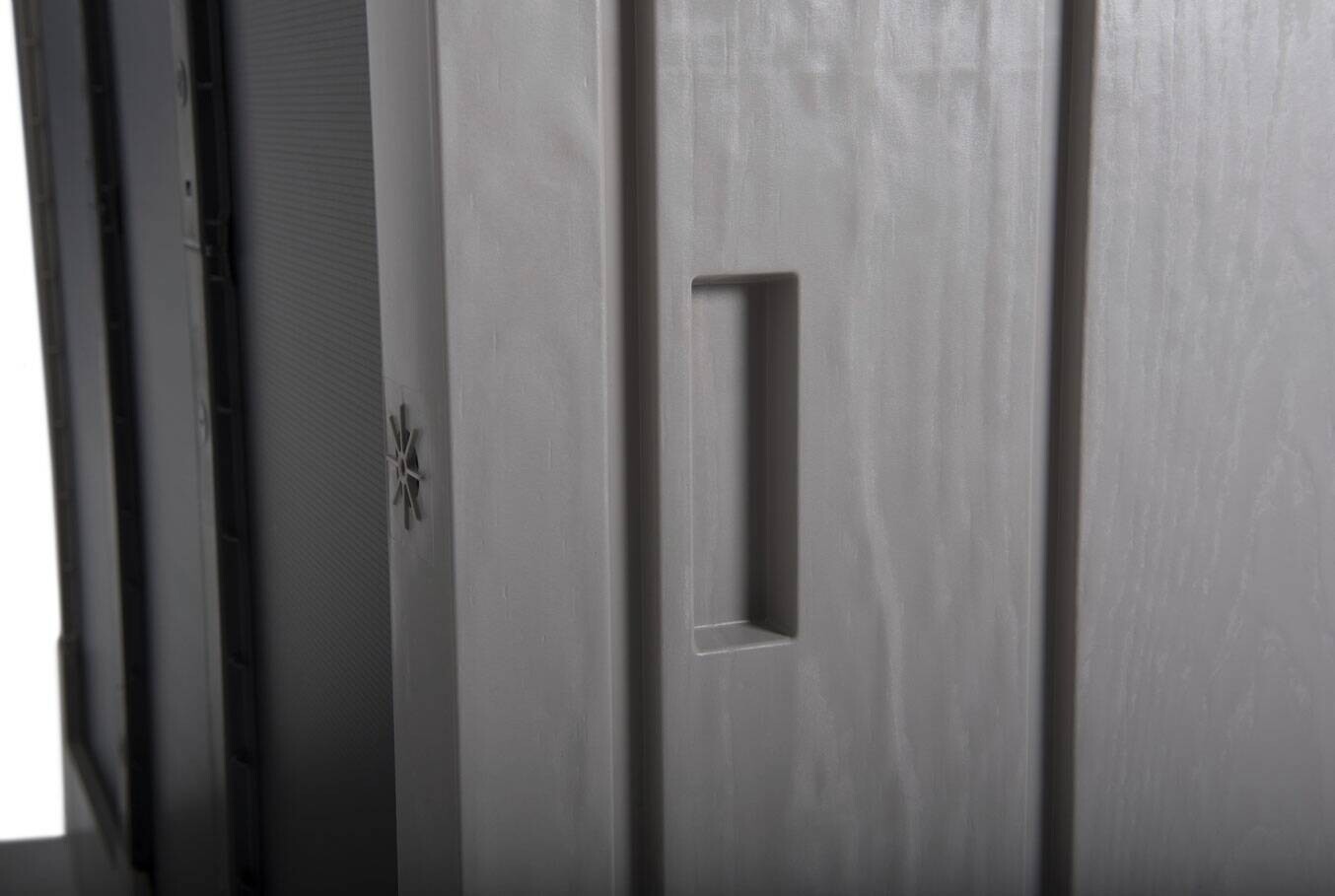 Toomax Mülltonnenbox Stora Way taupe B/H/L: ca. 111x74,5x129,5 cm