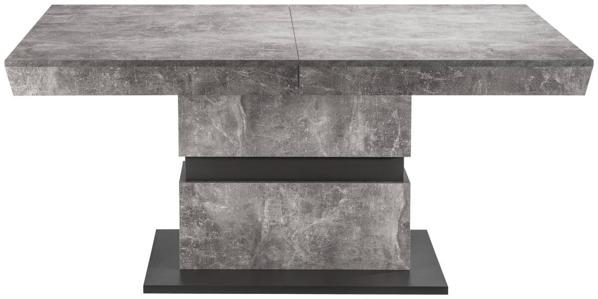 Tisch MATTHEW Beton Optik anthrazit B/H/T: ca. 160x75x90 cm
