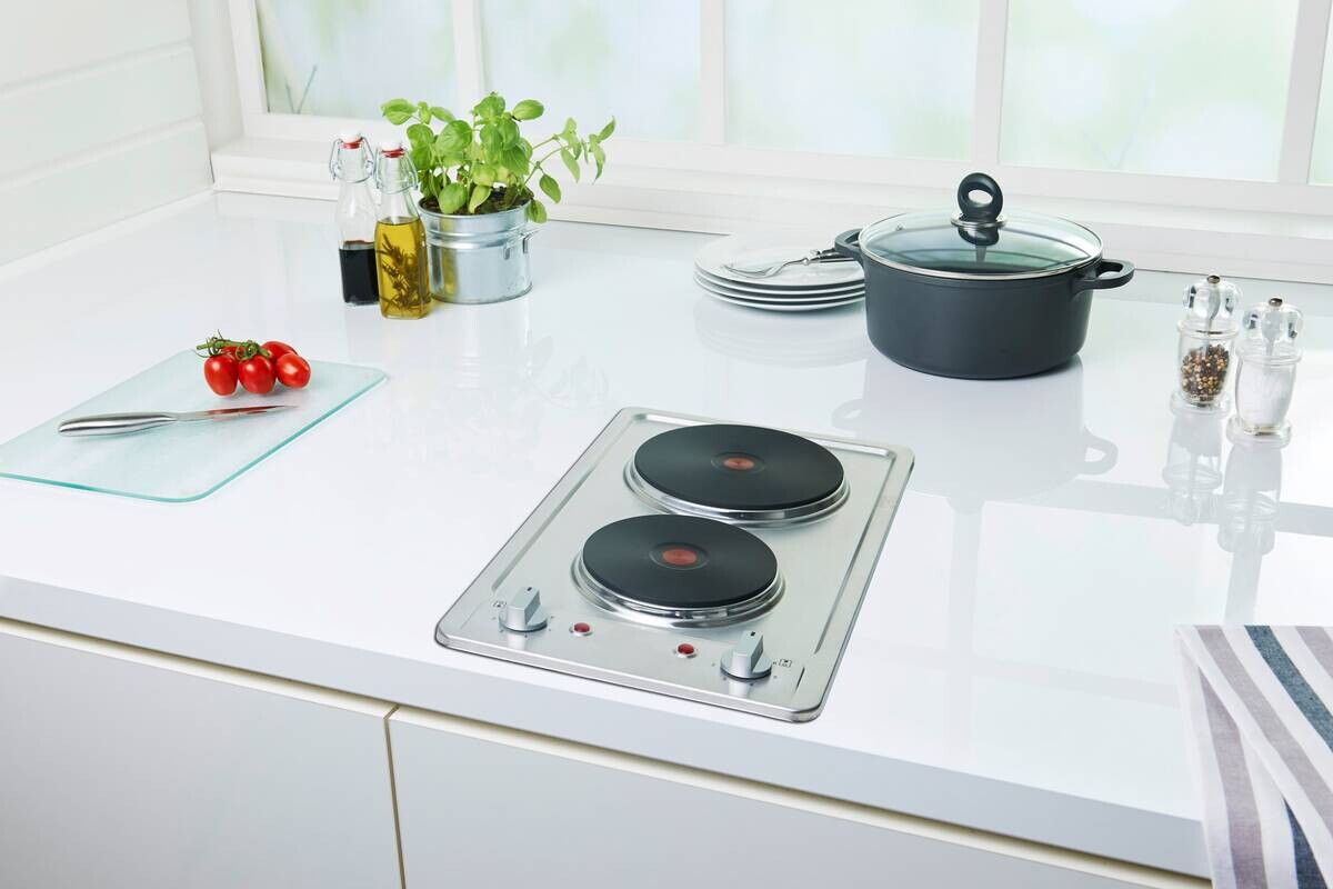 PKM Doppelkochplatte EB-DKF-2 B/H/T: ca. 29x4x51 cm