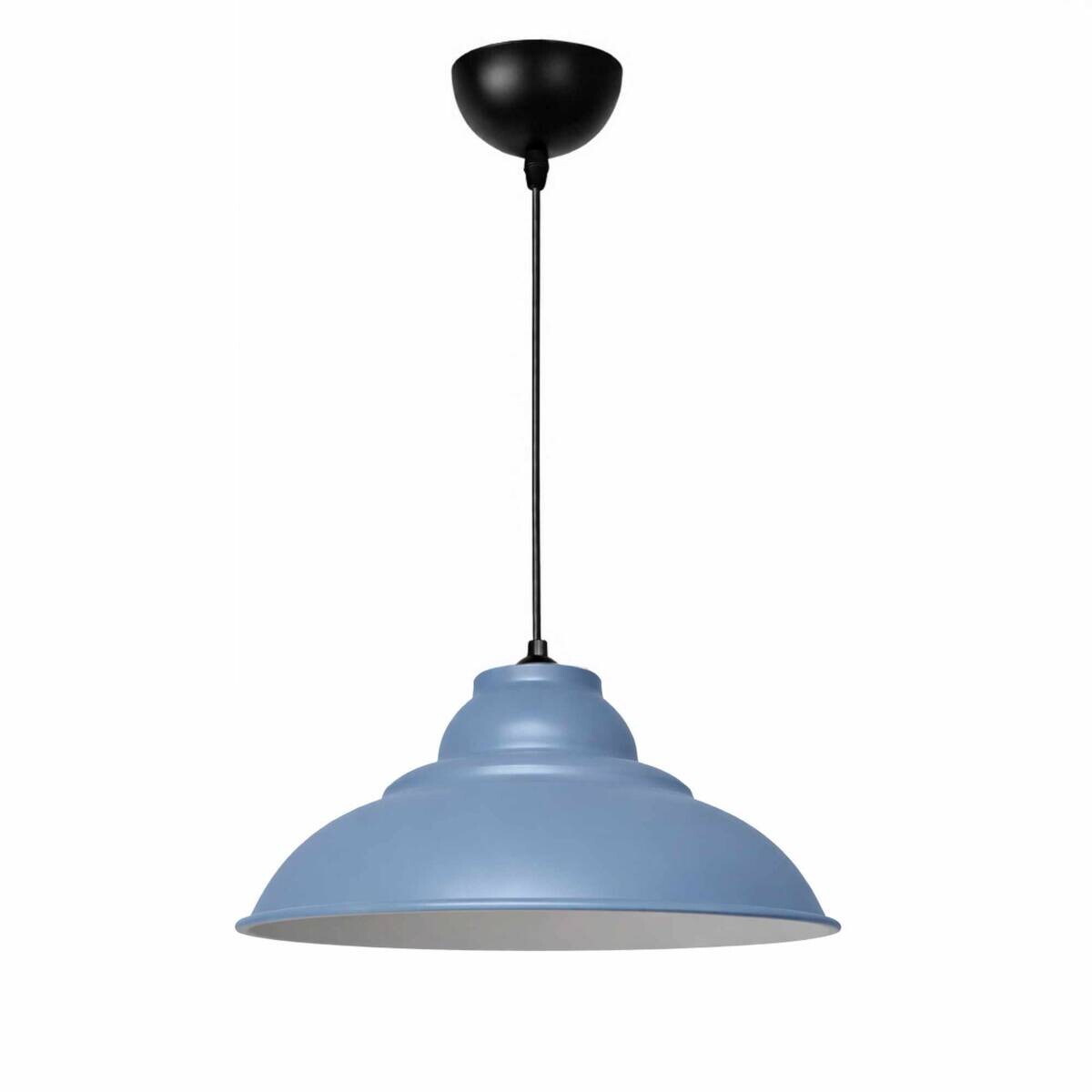Opviq Pendelleuchte blau B/H/T: ca. 31x100x31 cm E27 1 Brennstellen