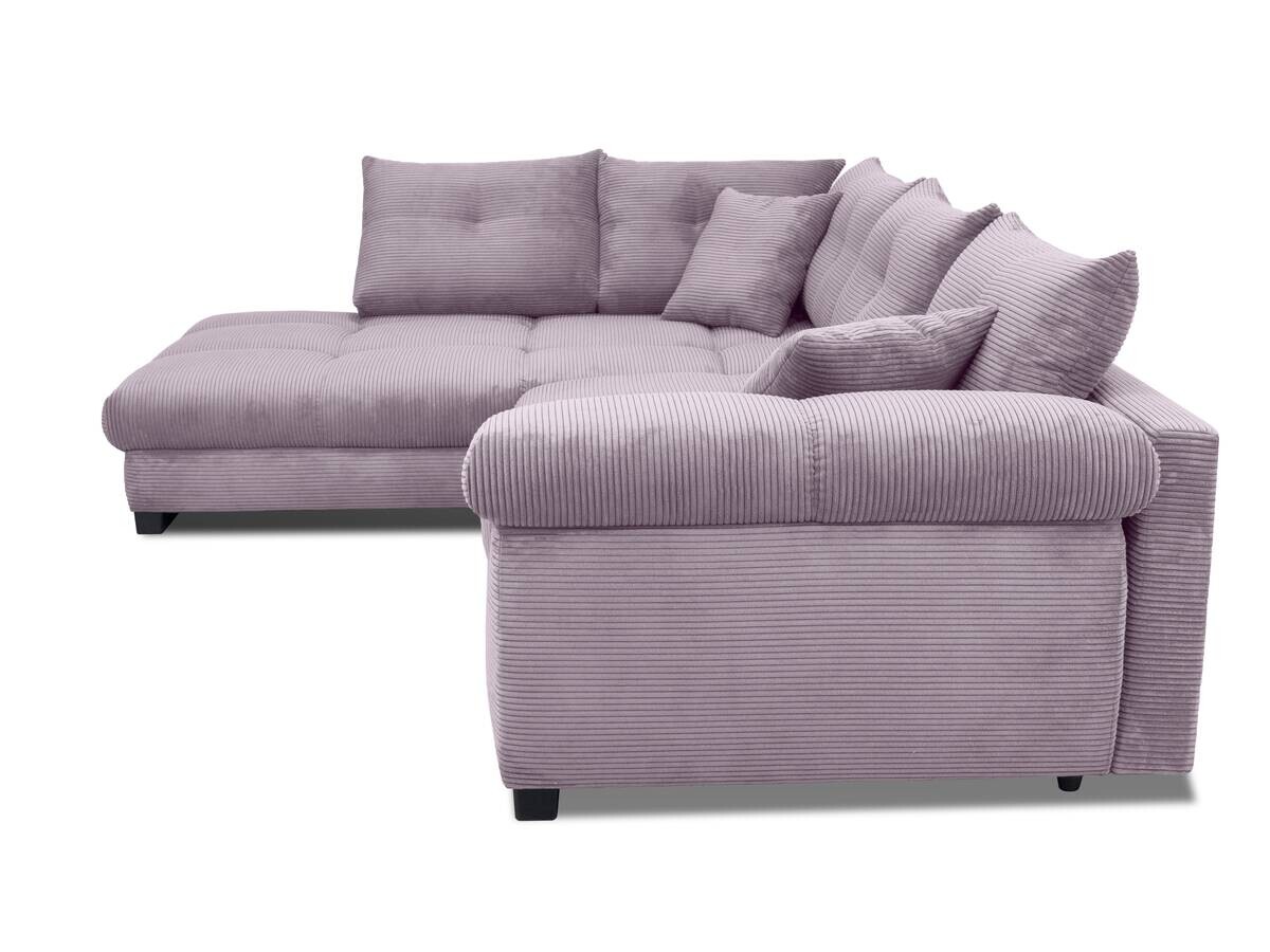 Ecksofa flieder Microfaser B/H/T: ca. 318x92x227 cm