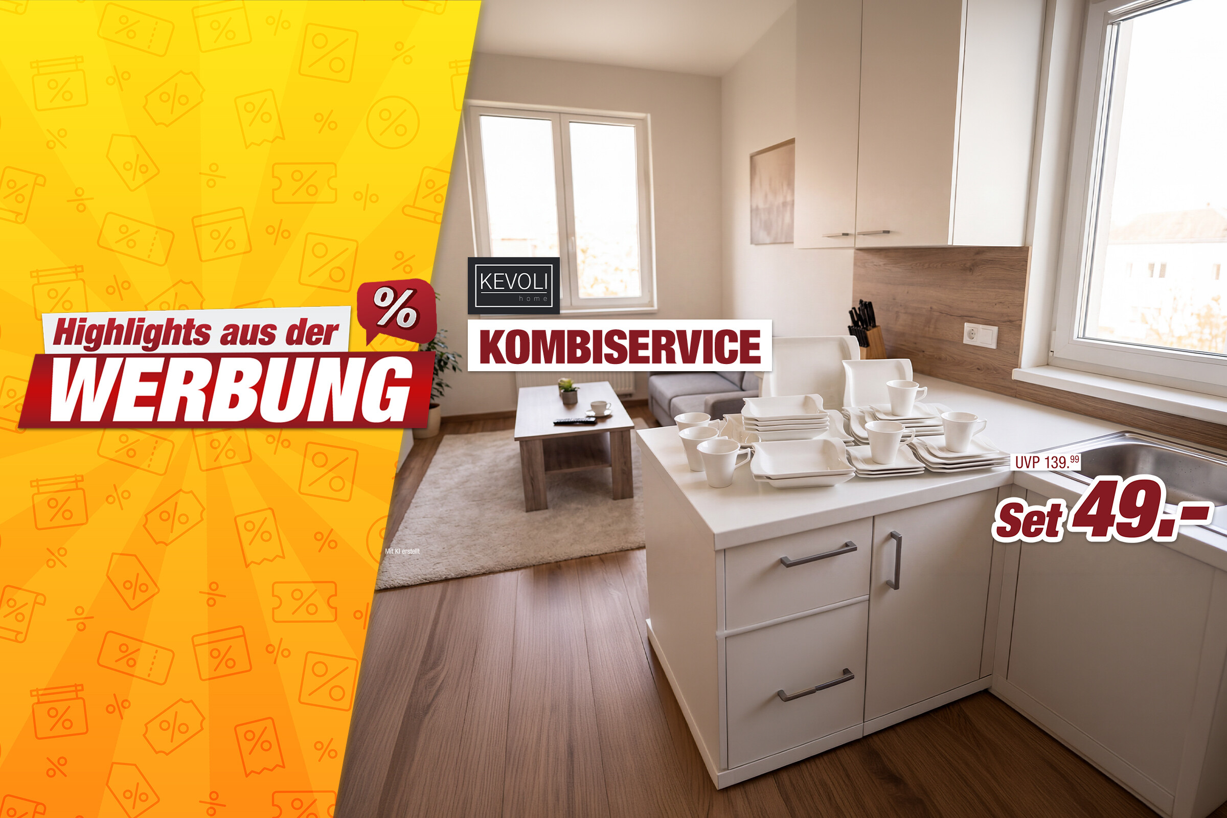 Unsere Werbe Highlights - -4 Kombiservice