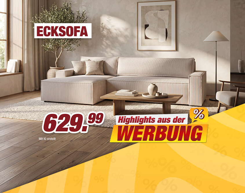 Unsere Werbe Highlights - Wolgast Ecksofa
