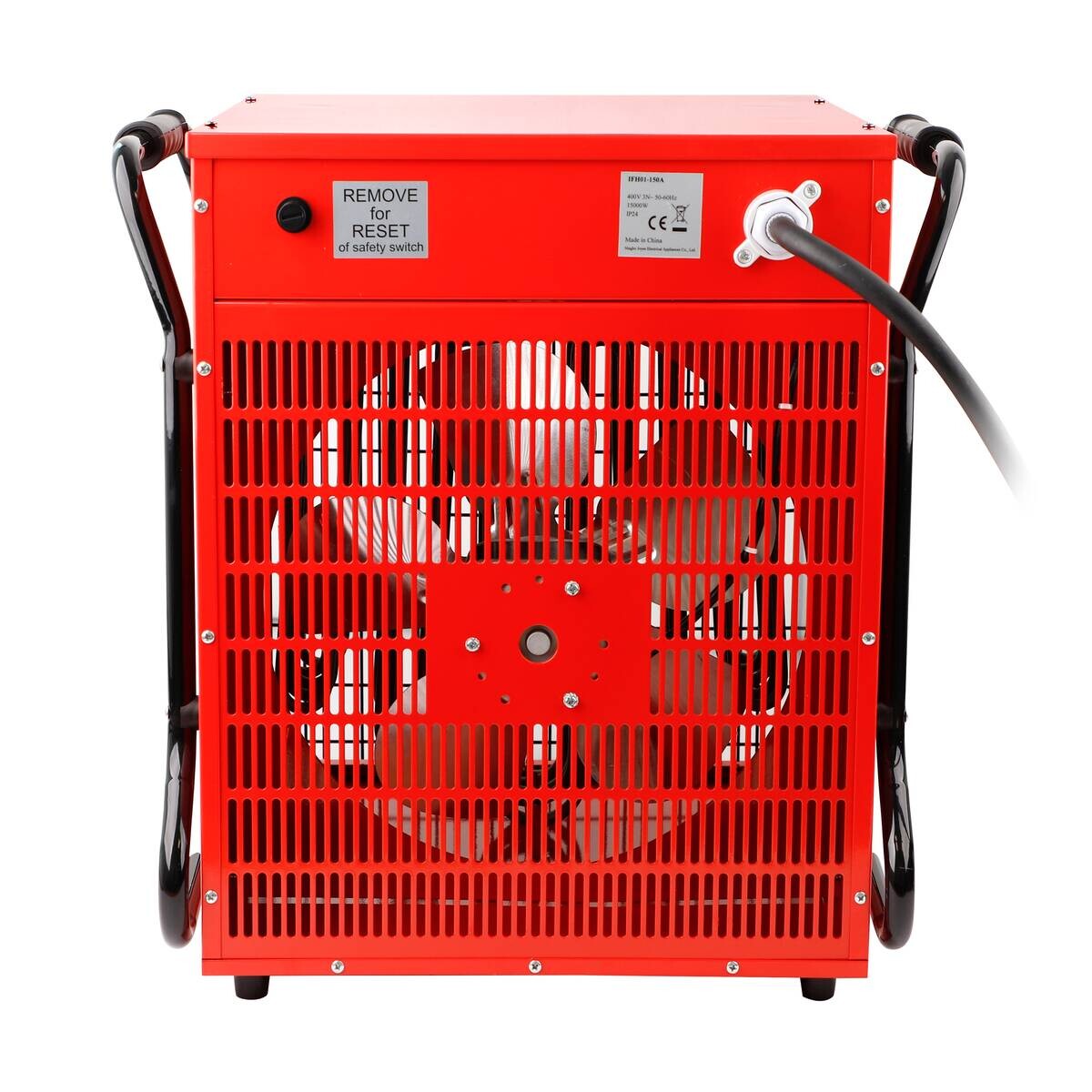 Heizlüfter rot Metall B/H/L: ca. 39,5x48x52,5 cm ca. 15000 W