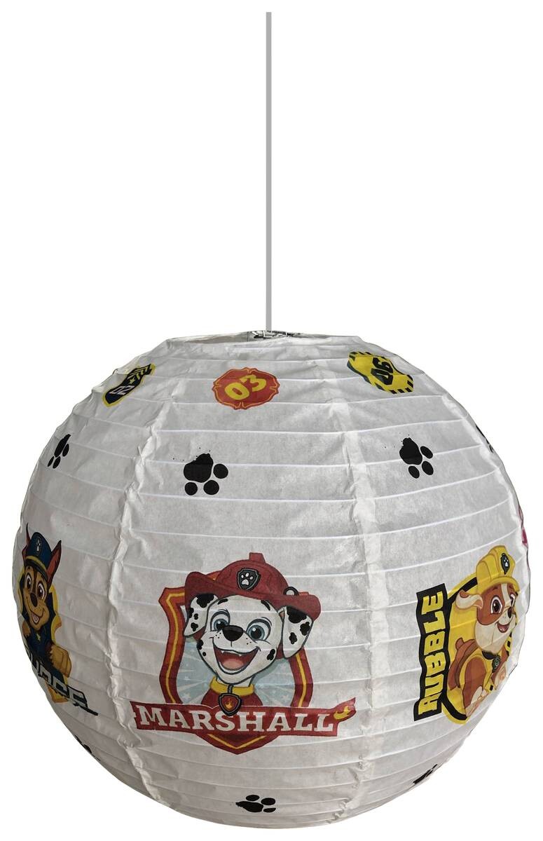 Niermann Pendelleuchte Paw Patrol bunt Papier D: ca. 40 cm