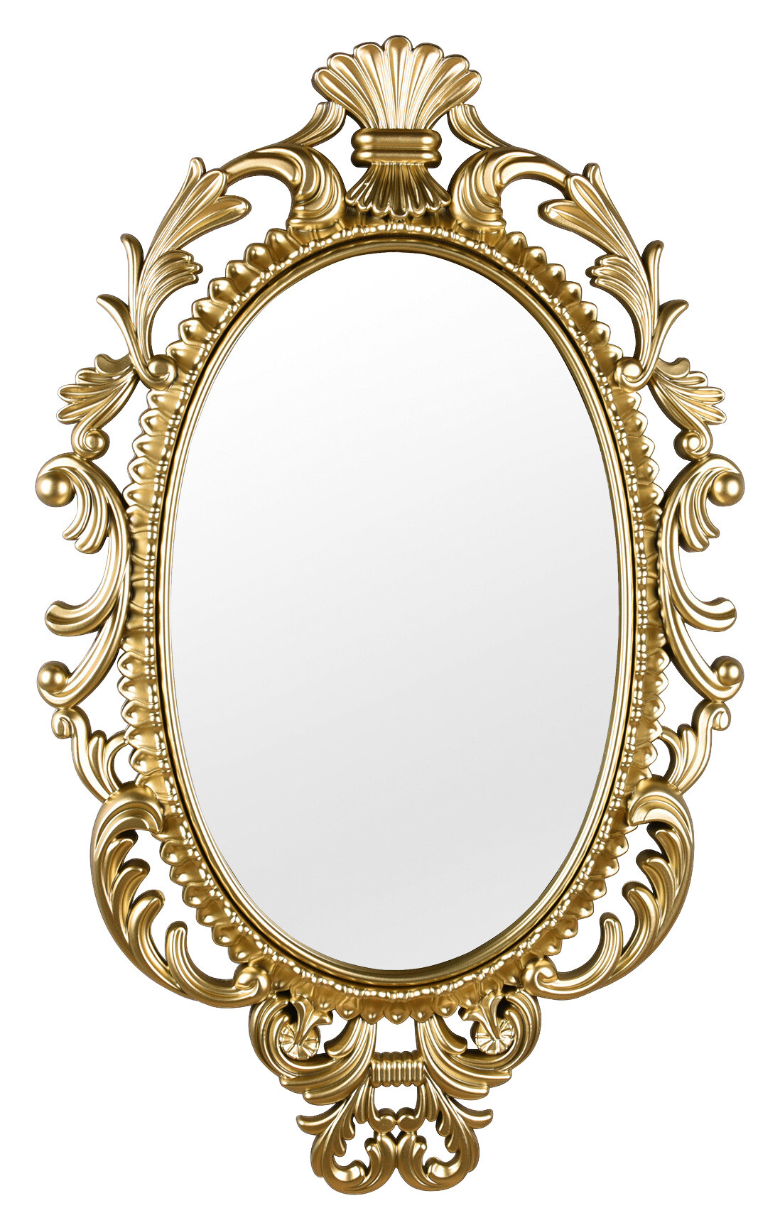 Mirrors & More Rahmenspiegel Sissi gold Antik B/H: ca. 45x73 cm