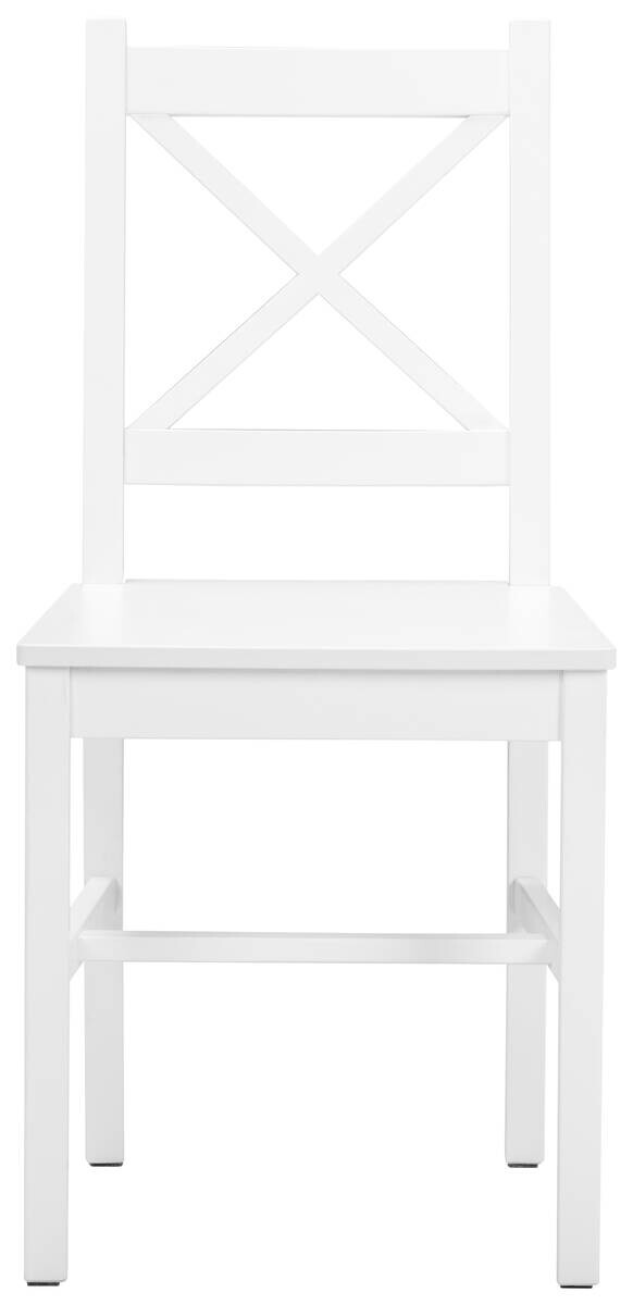 Stuhl Harry weiß Holz B/H/T: ca. 43x86x41 cm