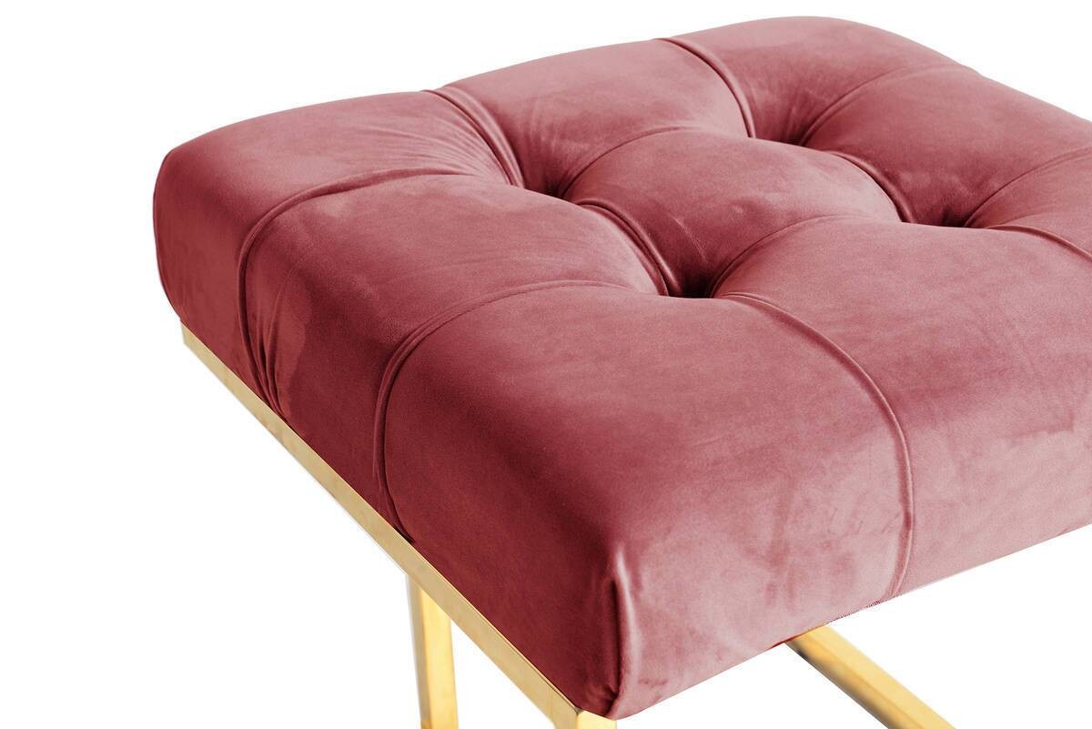 360 Living Hocker Rare 101 altrosa B/H/T: ca. 48x48x48 cm