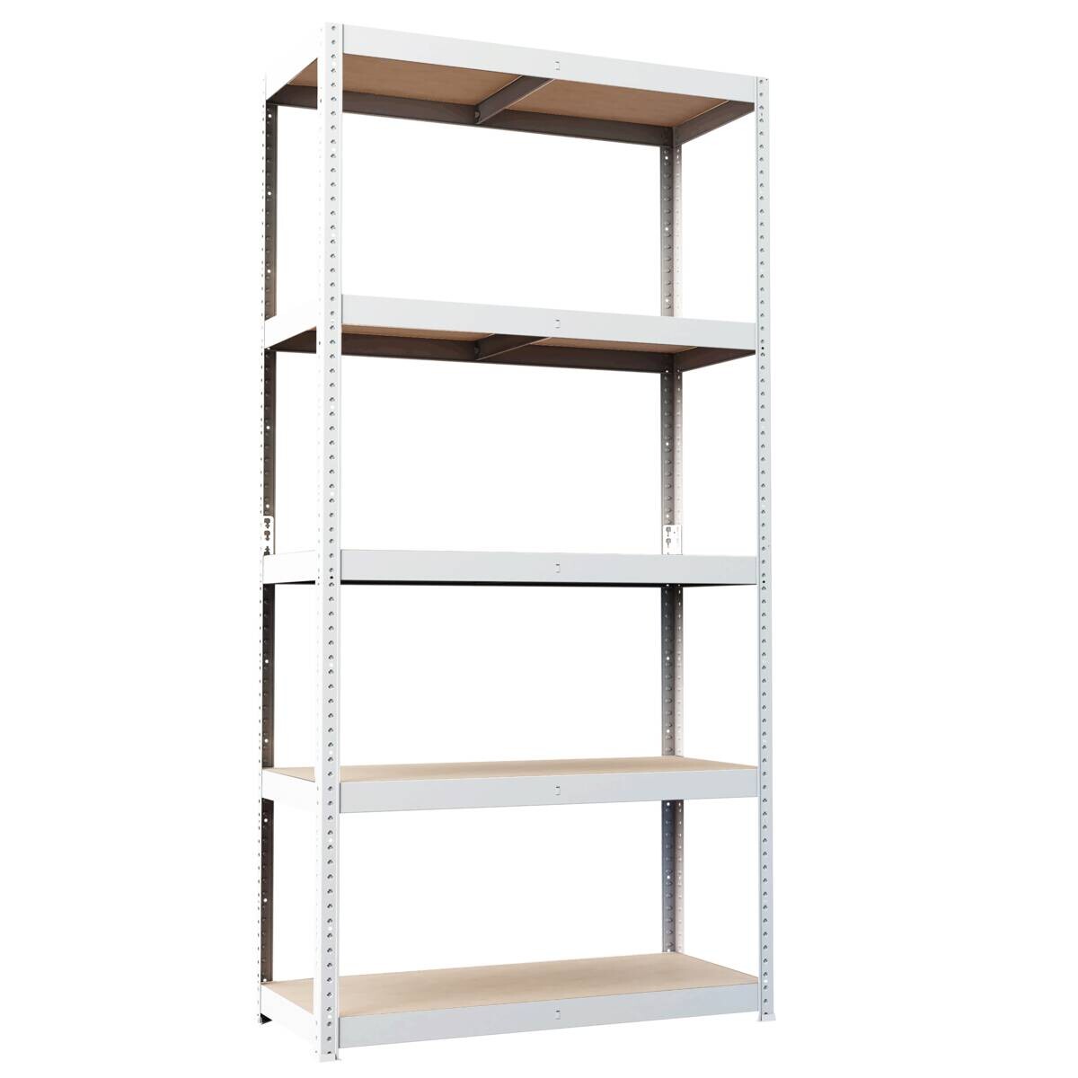 Regal weiß B/H/T: ca. 90x180x60 cm