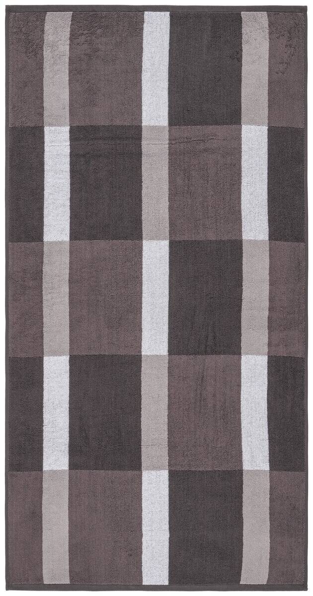 Duschtuch grau 100% Baumwolle B/L: ca. 70x140 cm