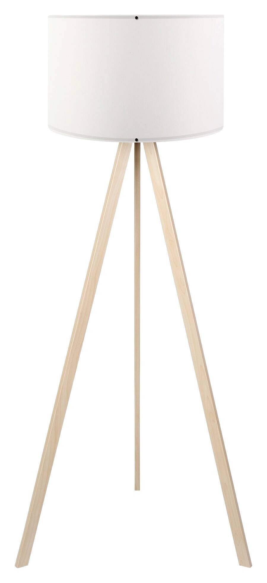 Opviq Stehleuchte AYD-1523 Eiche weiß PVC B/H/T/L/D: ca. 38x140x38x38x38 cm E27 1 Brennstellen