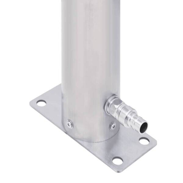 vidaXL Wassersäule silber