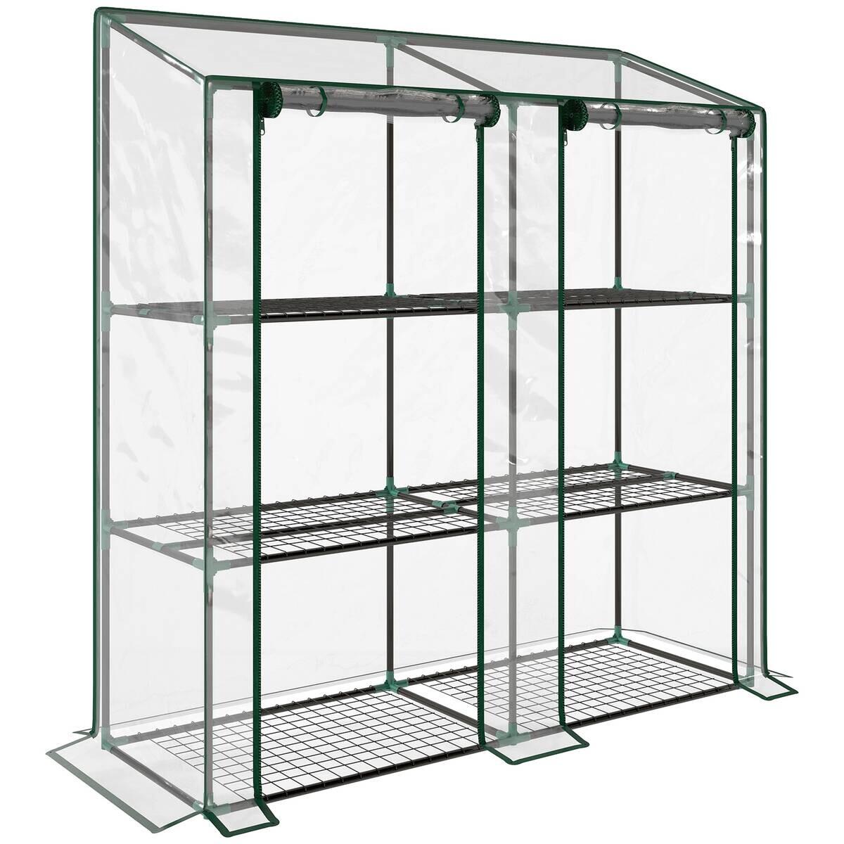 Outsunny Gewächshaus B/H/T/L: ca. 46x151x46x143 cm transparent