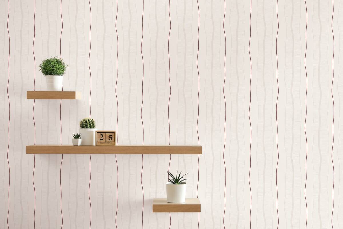 A.S.Creation Vliestapete rot B/H/D: ca. 53x1005x9,8 cm