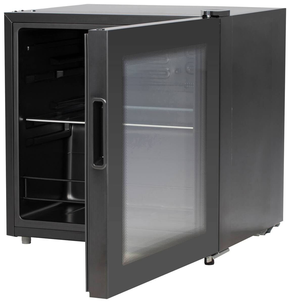 POCOline Glastürkühlschrank GTK53-44ES schwarz B/H/T: ca. 47x50x44 cm