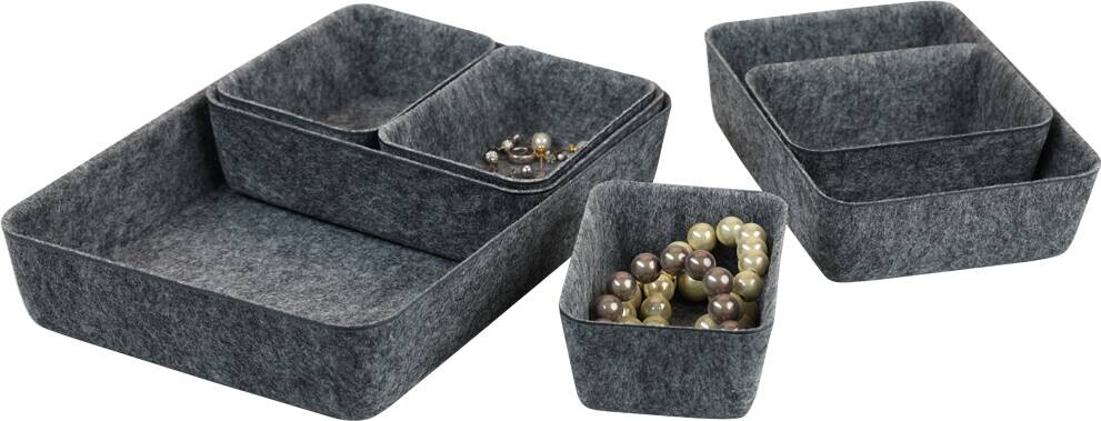 Kesper Schale schwarz Polyester B/H/L: ca. 20x5x28,5 cm