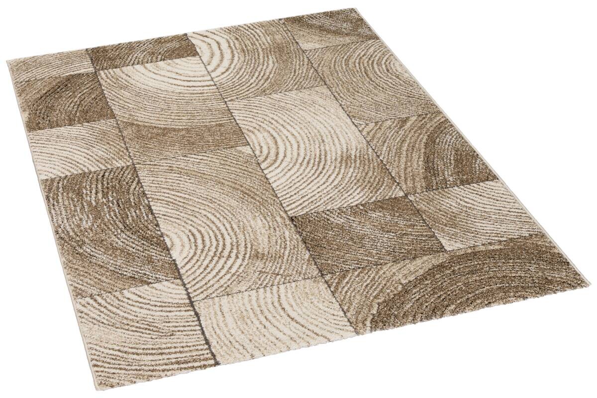 Merinos Webteppich Kreta beige B/L: ca. 160x230 cm