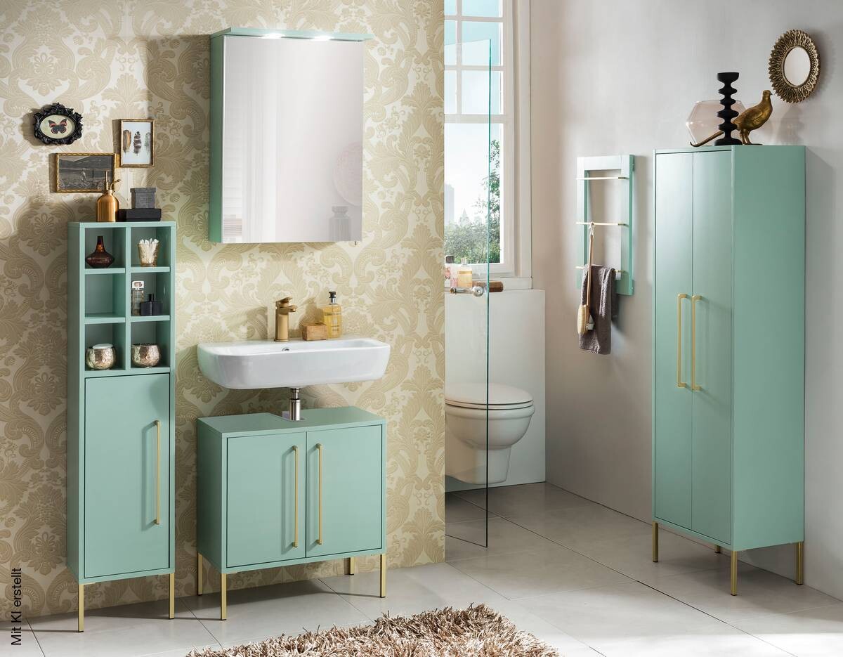 Spiegelschrank Sarah mint B/H/T: ca. 50,4x72,3x15,8 cm