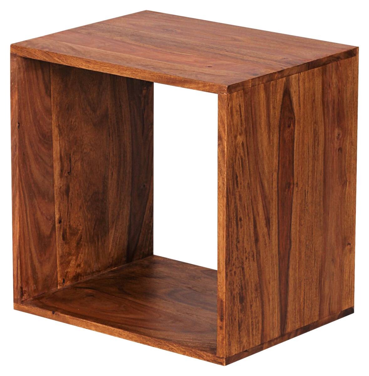 Beistelltisch natur Echtholz B/H/T: ca. 43,5x43,5x33 cm