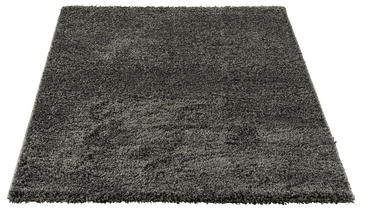 Hochflorteppich Smile anthrazit B/L: ca. 80x150 cm