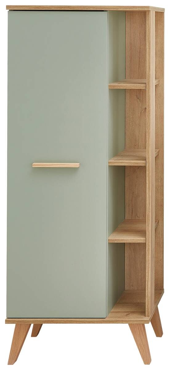 Midischrank Quickset 963 salbei Nachbildung Eiche Riviera Nachbildung B/H/T: ca. 50,5x120x33 cm