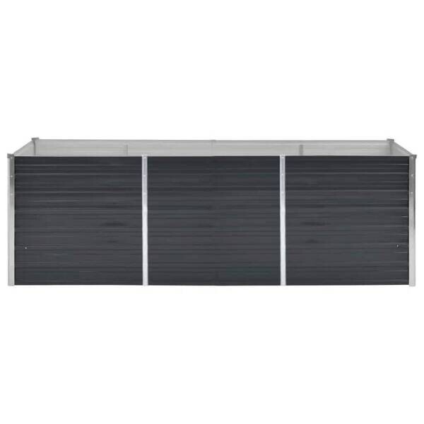 Hochbeet anthrazit Stahl B/H/L: ca. 80x77x240 cm