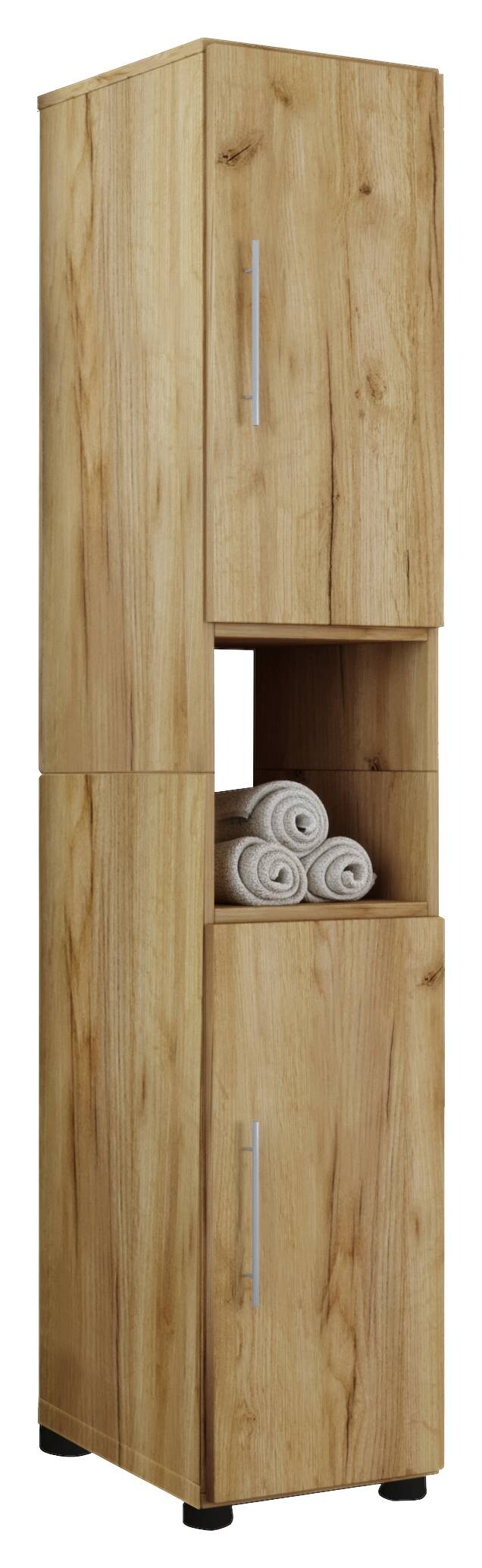 Hochschrank Flandu Eiche Honig Nachbildung B/H/T: ca. 31x160x32 cm