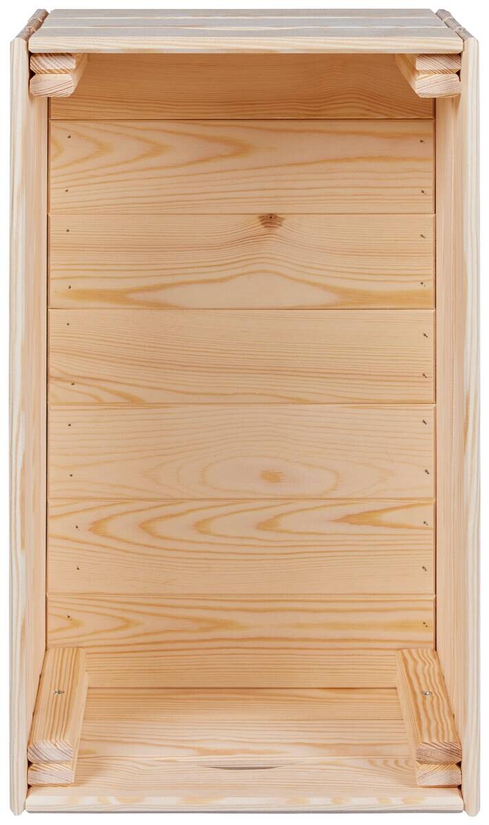 Holzkiste Valloni L natur natur Holz B/H/L: ca. 31,5x23x65 cm