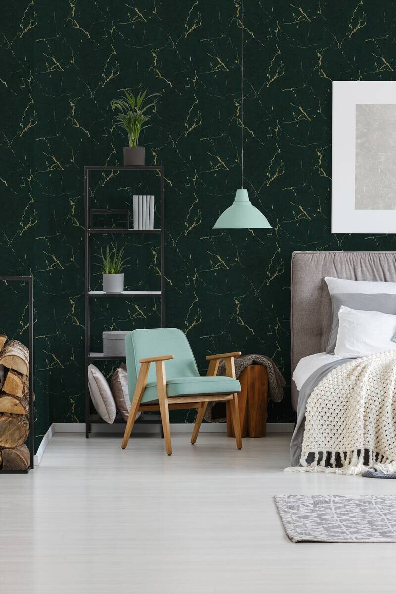 A.S.Creation Vliestapete gold B/H/D: ca. 53x1005x7,4 cm