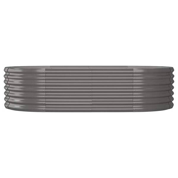 Hochbeet grau Stahl B/H/L: ca. 80x36x152 cm