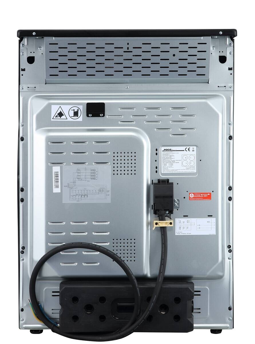 POCOline Stand-Elektroherd EH60GLK65B schwarz B/H/T: ca. 60x83x65 cm