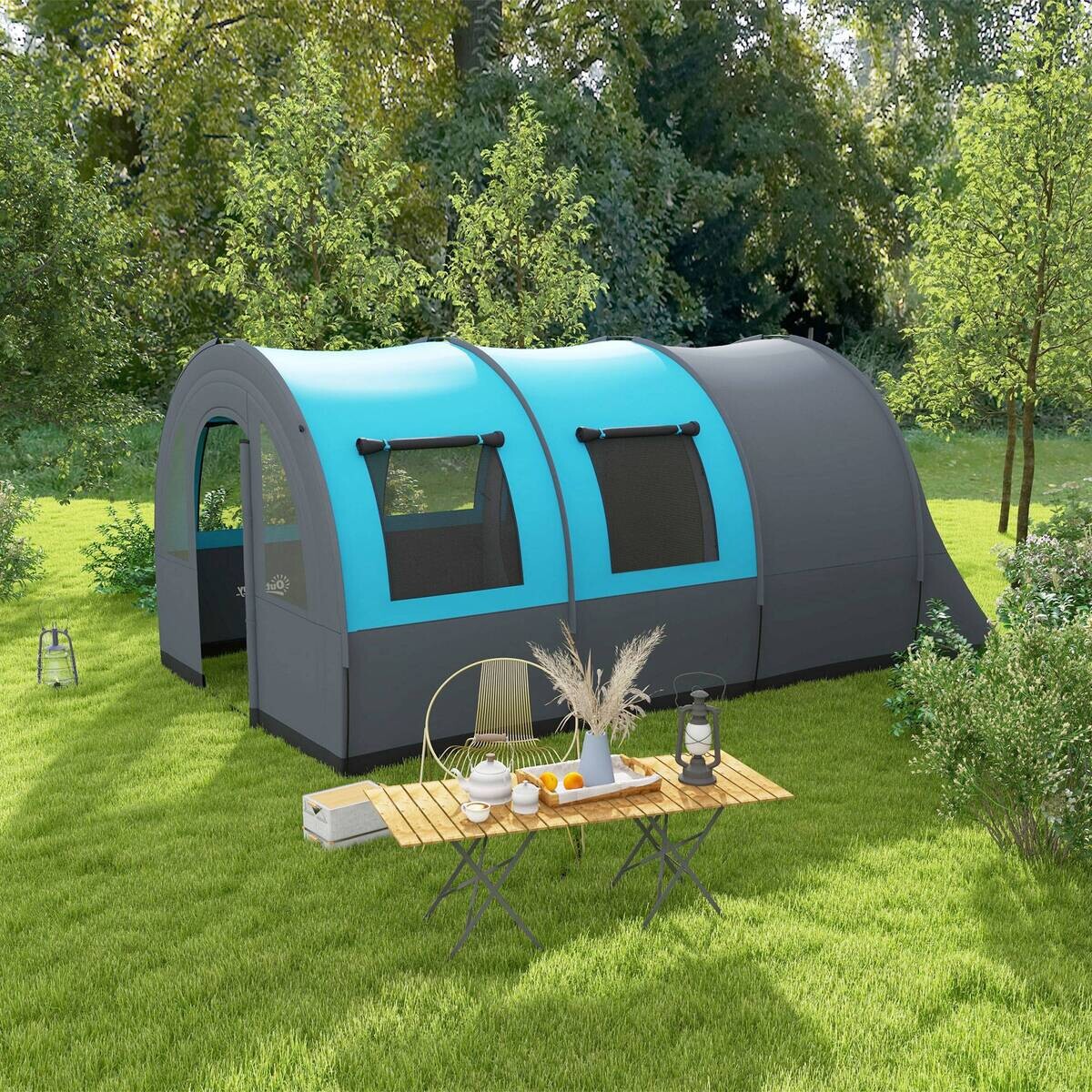 Outsunny Campingzelt B/H/L: ca. 260x200x480 cm