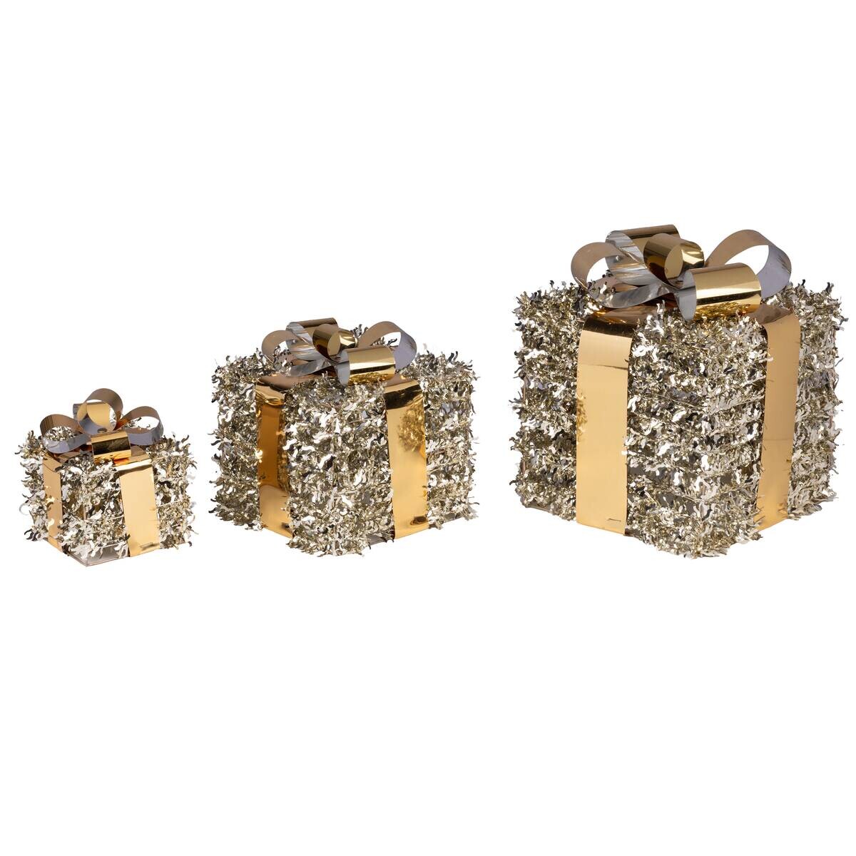 Dekorationsartikel gold Metall B/H/L: ca. 20x24x20 cm