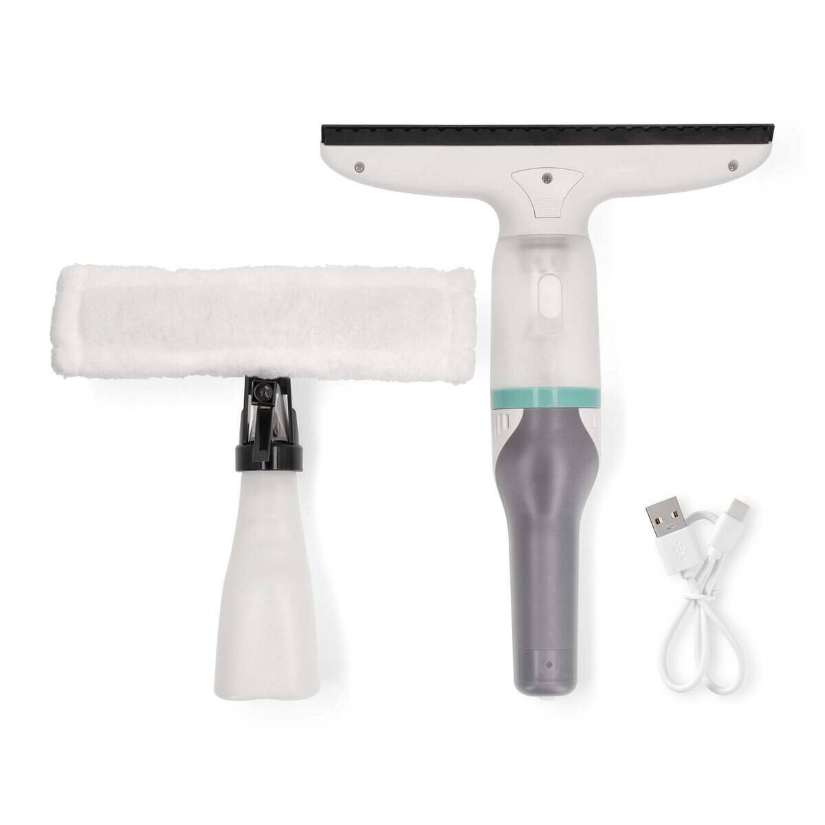 Nedis Akku-Fenstersauger grün weiß Kunststoff B/H/L: ca. 8,7x30,9x22,5 cm