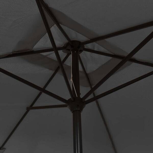 vidaXL Sonnenschirm anthrazit Polyester B/H/L: ca. 200x252x300 cm