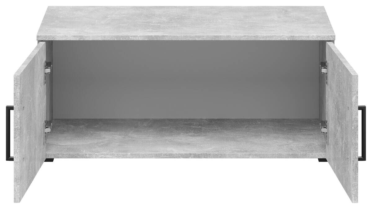 Aufsatz Multi-Stauraum Typ 22 Beton Optik B/H/T: ca. 80x35x40 cm