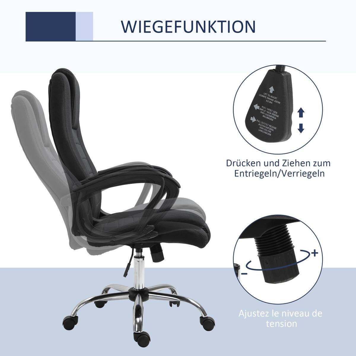 Drehstuhl 921-265BK schwarz
