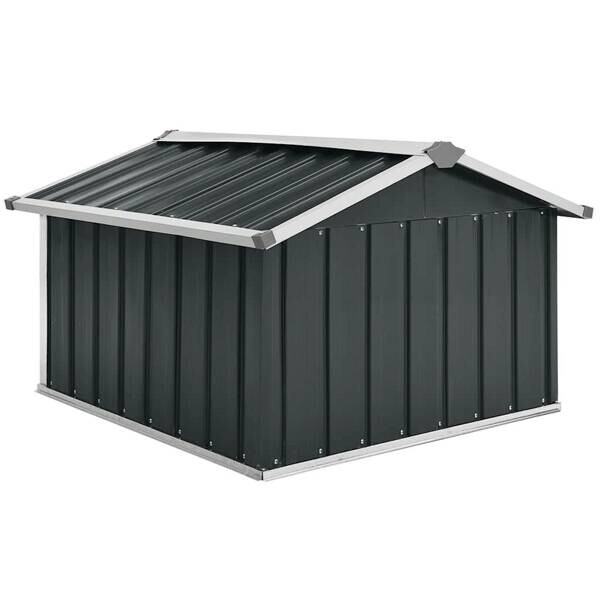 Rasenmäher-Garage anthrazit B/H/L: ca. 97x63x92 cm